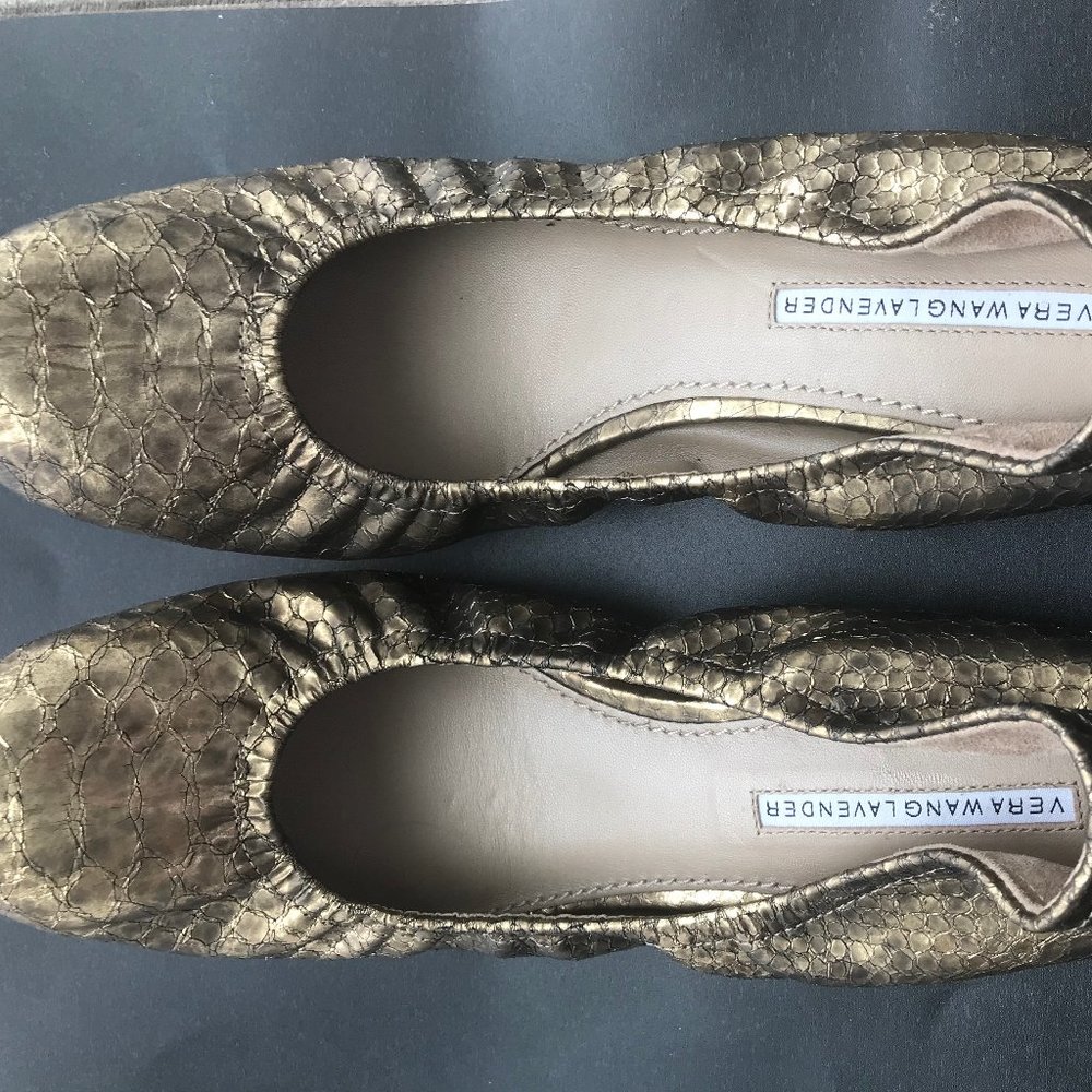 Vera Wang Lavender Label Lillian ballet flats 10M